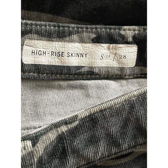 Pilcro And The Letterpress by Anthropologie Pants Green Camo High Rise Skinny - Picture 6 of 10